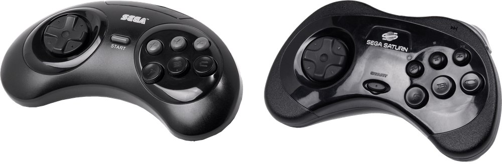 Mega Drive and Saturn controllers